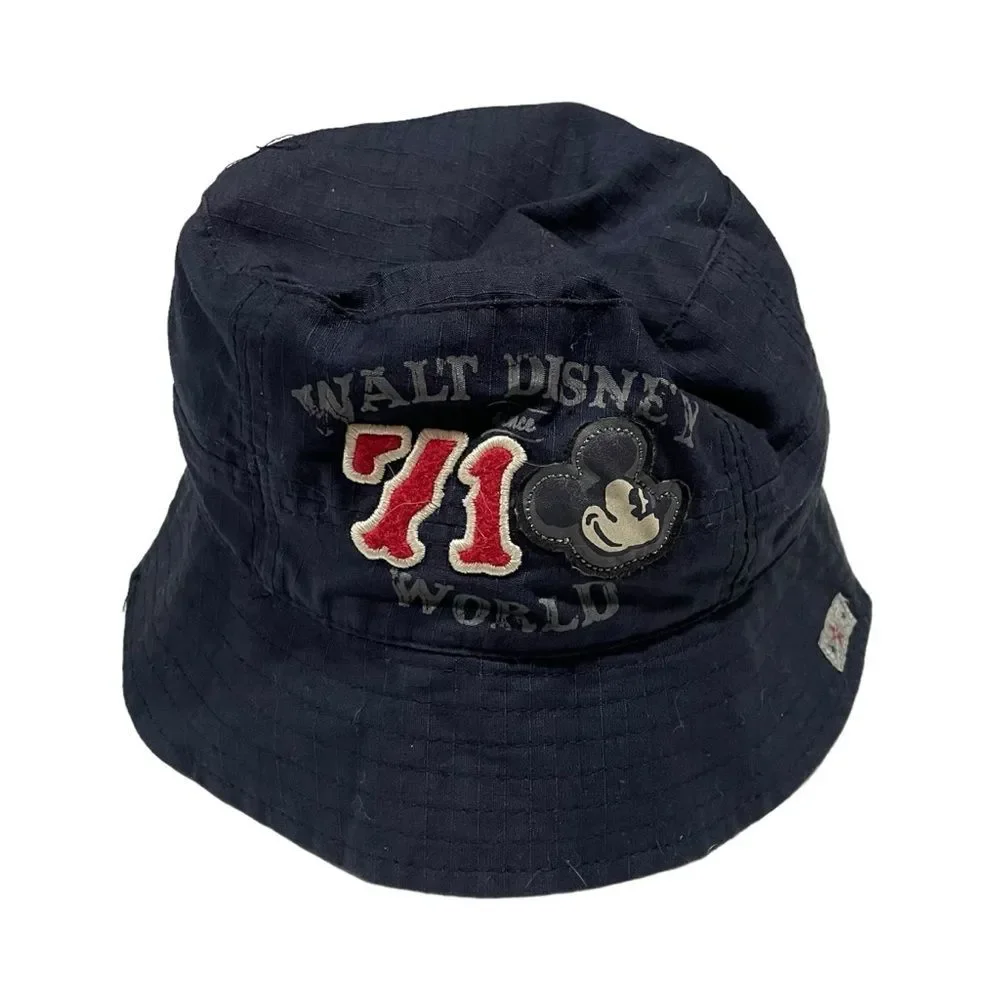 Disney Parks Mickey Mouse Navy Bucket Hat